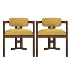 Christopher Knight Home Luna Chaises de salle à manger modernes rembourrées en bois de bouleau (Lot de 2)