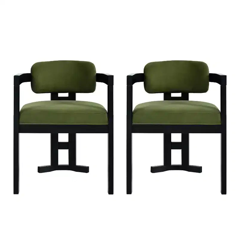 Christopher Knight Home Luna Chaises de salle à manger modernes rembourrées en bois de bouleau (Lot de 2)
