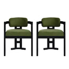 Christopher Knight Home Luna Chaises de salle à manger modernes rembourrées en bois de bouleau (Lot de 2)