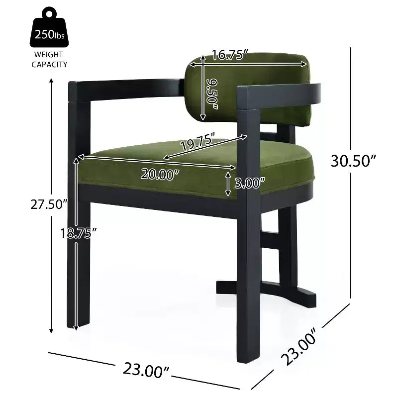 Christopher Knight Home Luna Chaises de salle à manger modernes rembourrées en bois de bouleau (Lot de 2)