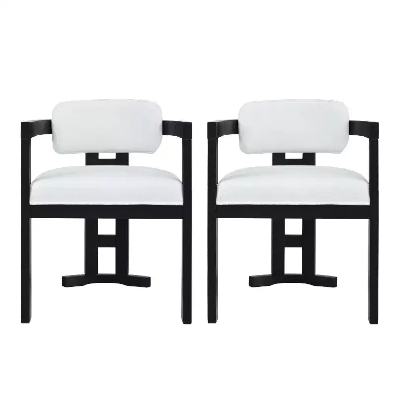 Christopher Knight Home Luna Chaises de salle à manger modernes rembourrées en bois de bouleau (Lot de 2)