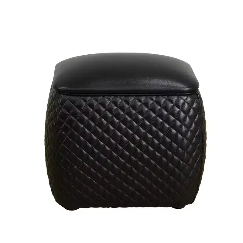 AndMakers Ottoman rectangulaire en similicuir