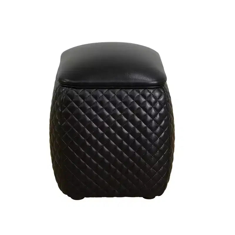 AndMakers Ottoman rectangulaire en similicuir