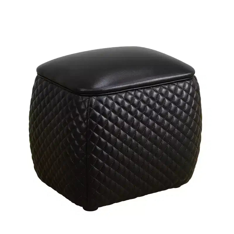 AndMakers Ottoman rectangulaire en similicuir