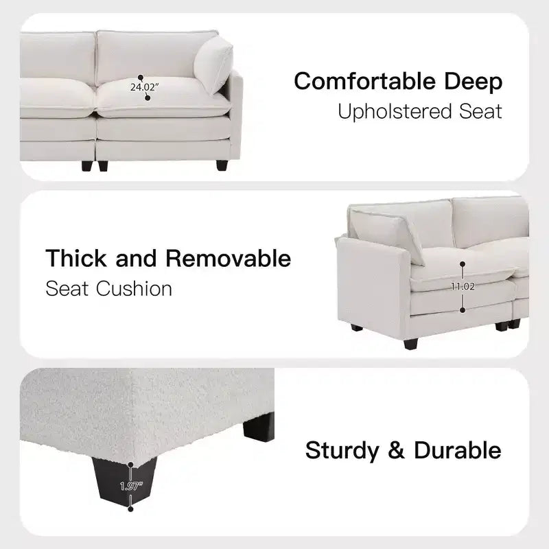 HYLEORY Canapé Causeuse 76,8 pour Salon, Canapé Rond Moderne 2 Places en Velours pour Chambre Bureau