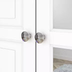 Armoire Famapy avec Miroir 3 Portes 5 Tiroirs Style Classique