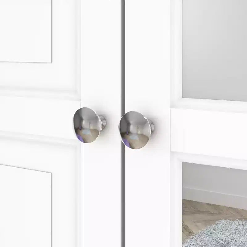 Armoire Famapy avec Miroir 3 Portes 5 Tiroirs Style Classique