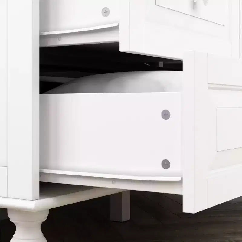 Armoire Famapy avec Miroir 3 Portes 5 Tiroirs Style Classique