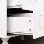 Armoire Famapy avec Miroir 3 Portes 5 Tiroirs Style Classique
