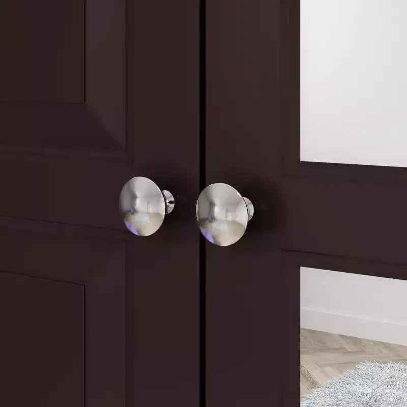 Armoire Famapy avec Miroir 3 Portes 5 Tiroirs Style Classique