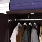 Armoire Famapy avec Miroir 3 Portes 5 Tiroirs Style Classique