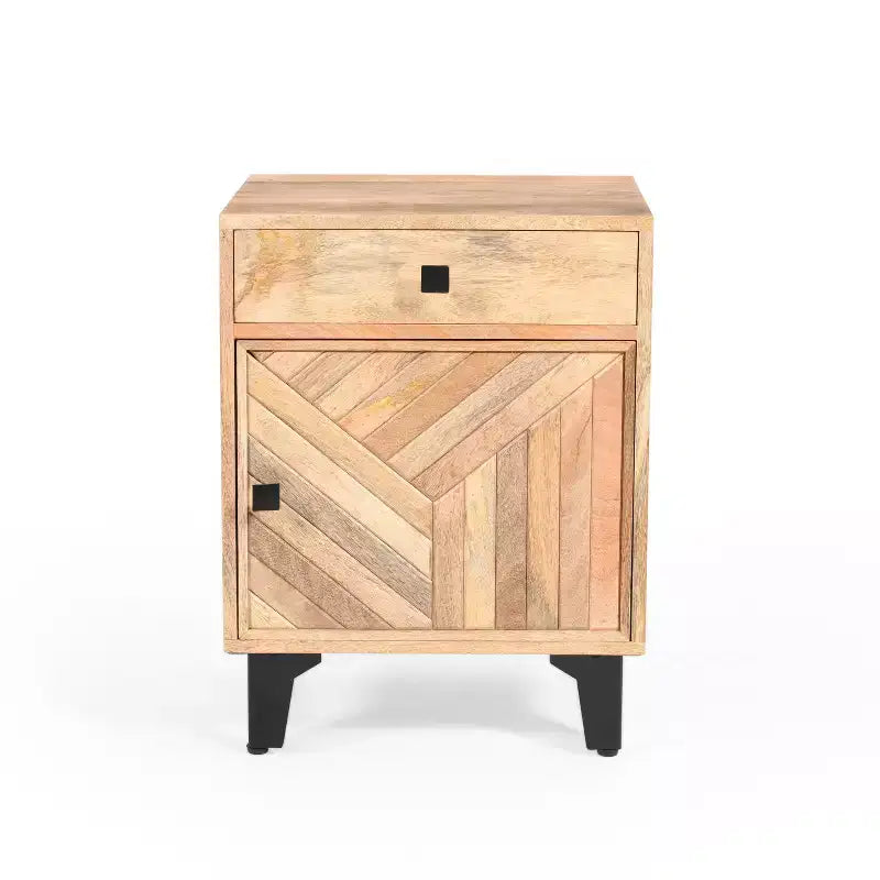 Christopher Knight Home Fogmere Contemporary Nightstand with Drawer, Natural