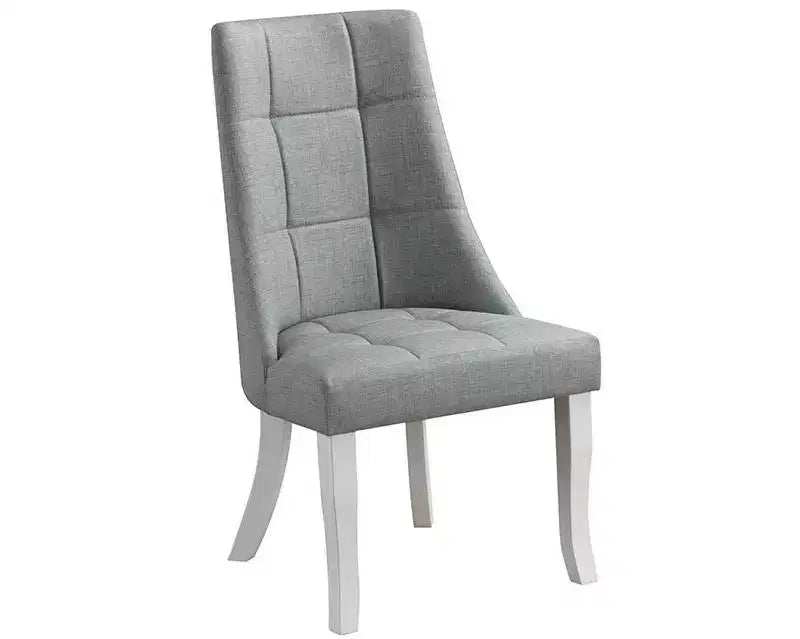 Kings Brand Furniture Chaises d'appoint de salle à manger/coin repas en vinyle Milan, lot de 2.