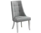 Kings Brand Furniture Chaises d'appoint de salle à manger/coin repas en vinyle Milan, lot de 2.