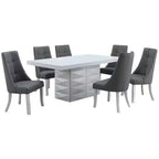 Kings Brand Furniture Chaises d'appoint de salle à manger/coin repas en vinyle Milan, lot de 2.