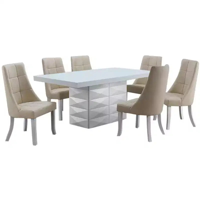 Kings Brand Furniture Chaises d'appoint de salle à manger/coin repas en vinyle Milan, lot de 2.