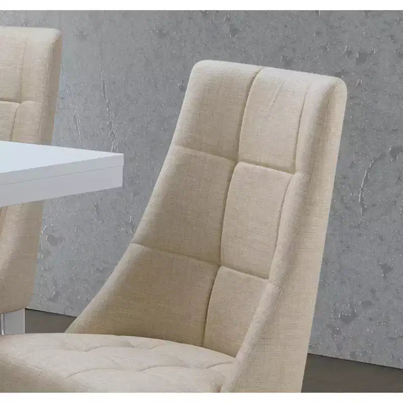 Kings Brand Furniture Chaises d'appoint de salle à manger/coin repas en vinyle Milan, lot de 2.