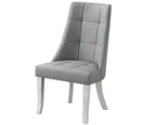 Kings Brand Furniture Chaises d'appoint de salle à manger/coin repas en vinyle Milan, lot de 2.