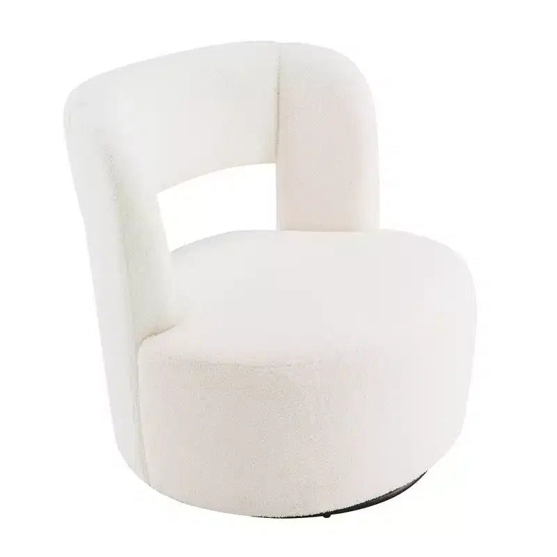 Chaise en bois rembourrée pivotante à 360° GDFStudio Blithe