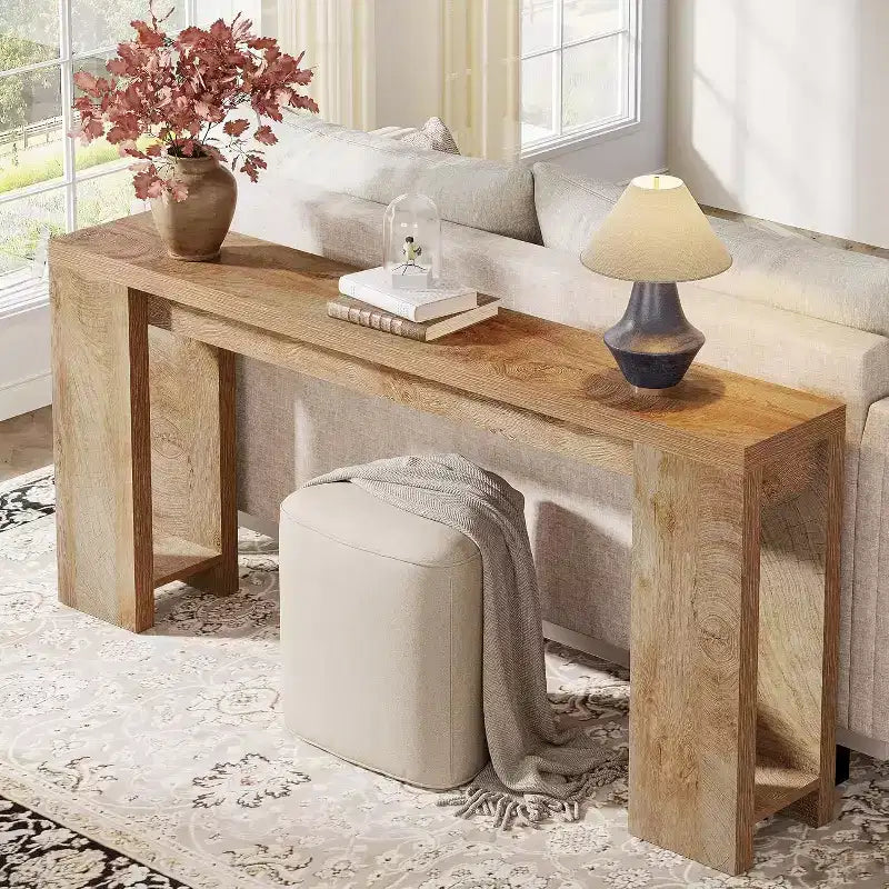 Tribesigns 70,9 pouces Console extra longue, Table d'appoint étroite pour canapé d'entrée de salon et couloir