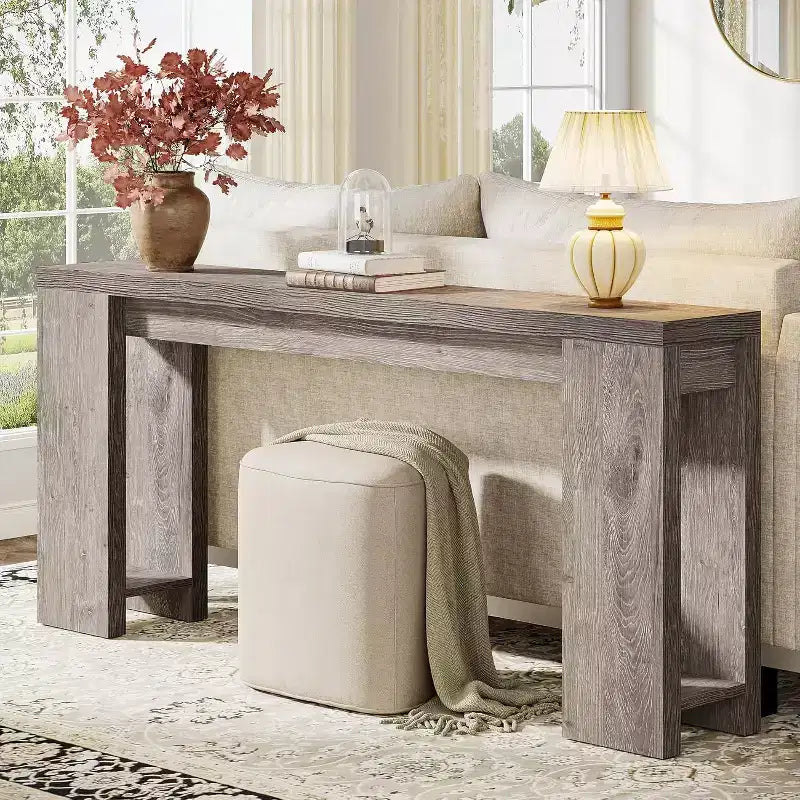 Tribesigns 70,9 pouces Console extra longue, Table d'appoint étroite pour canapé d'entrée de salon et couloir