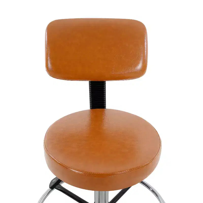 Tabouret de dessin Home Imports Emporium - Tabouret réglable pivotant en similicuir avec repose-pieds et dossier