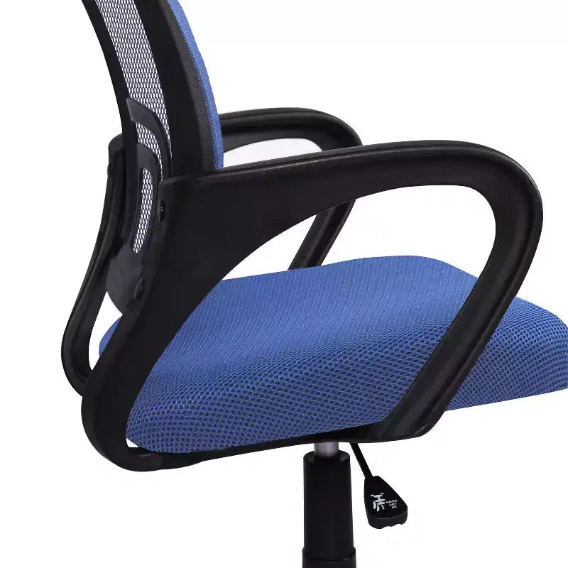 Chaise de bureau ergonomique mi-hauteur Home Imports Emporium avec accoudoirs, soutien lombaire et contrôle de l'inclinaison
