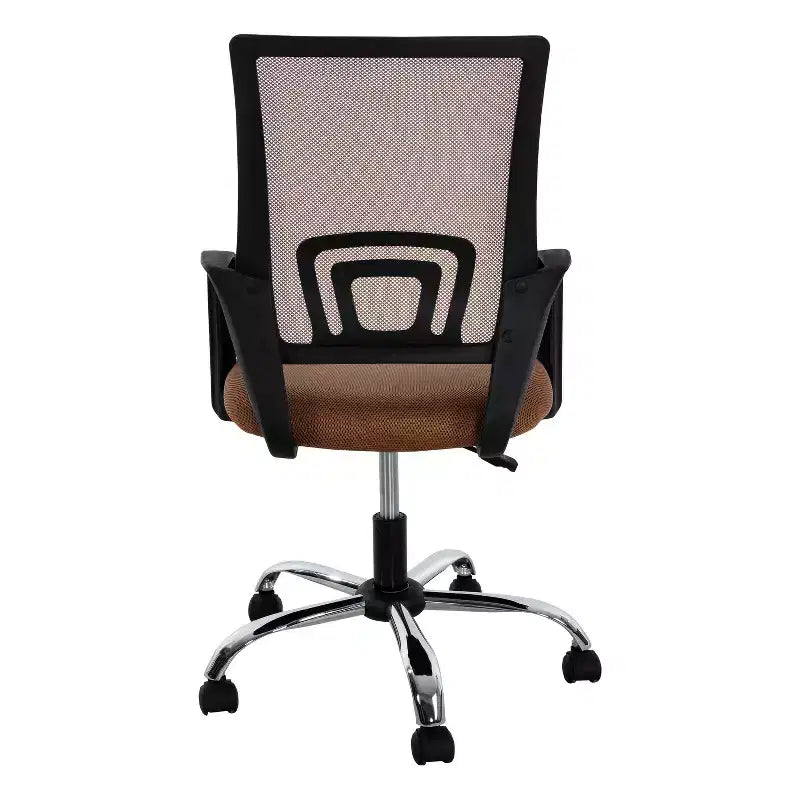 Chaise de bureau ergonomique mi-hauteur Home Imports Emporium avec accoudoirs, soutien lombaire et contrôle de l'inclinaison