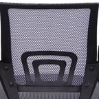 Chaise de bureau ergonomique mi-hauteur Home Imports Emporium avec accoudoirs, soutien lombaire et contrôle de l'inclinaison