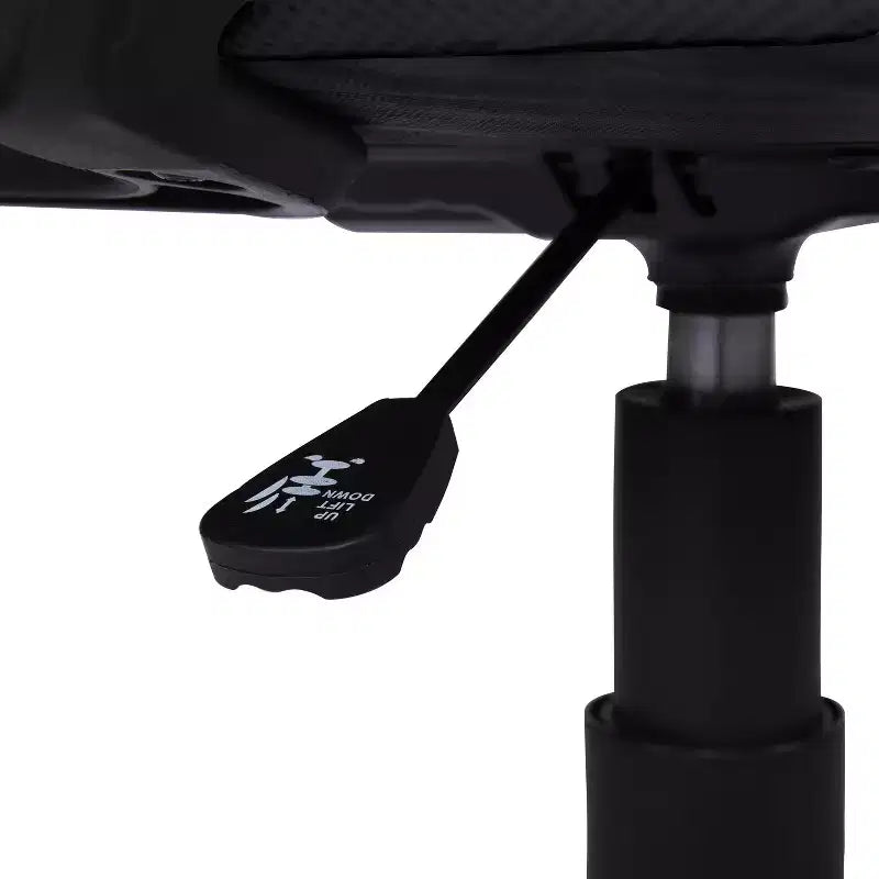 Chaise de bureau ergonomique mi-hauteur Home Imports Emporium avec accoudoirs, soutien lombaire et contrôle de l'inclinaison