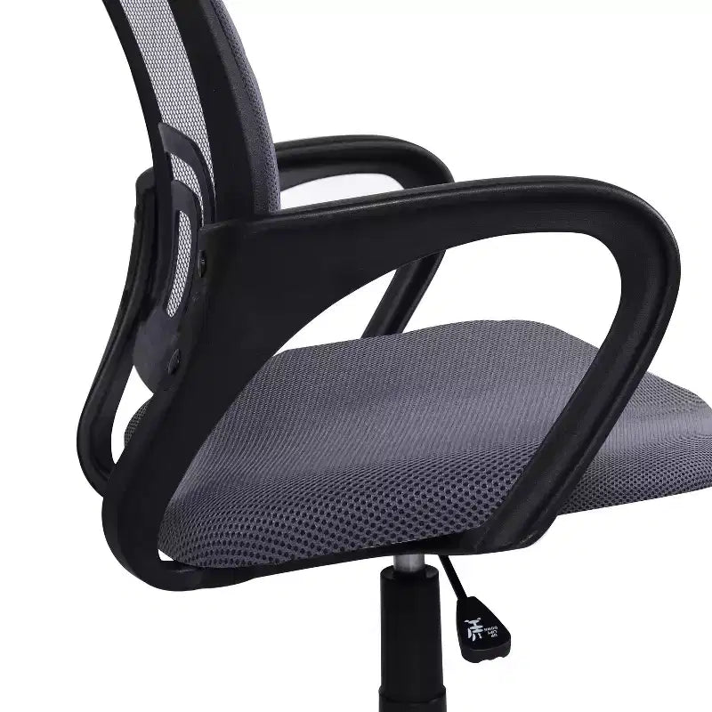 Chaise de bureau ergonomique mi-hauteur Home Imports Emporium avec accoudoirs, soutien lombaire et contrôle de l'inclinaison