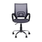 Chaise de bureau ergonomique mi-hauteur Home Imports Emporium avec accoudoirs, soutien lombaire et contrôle de l'inclinaison