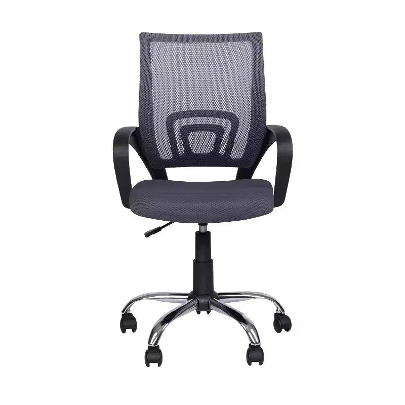 Chaise de bureau ergonomique mi-hauteur Home Imports Emporium avec accoudoirs, soutien lombaire et contrôle de l'inclinaison