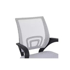Chaise de bureau ergonomique mi-hauteur Home Imports Emporium avec accoudoirs, soutien lombaire et contrôle de l'inclinaison