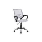 Chaise de bureau ergonomique mi-hauteur Home Imports Emporium avec accoudoirs, soutien lombaire et contrôle de l'inclinaison