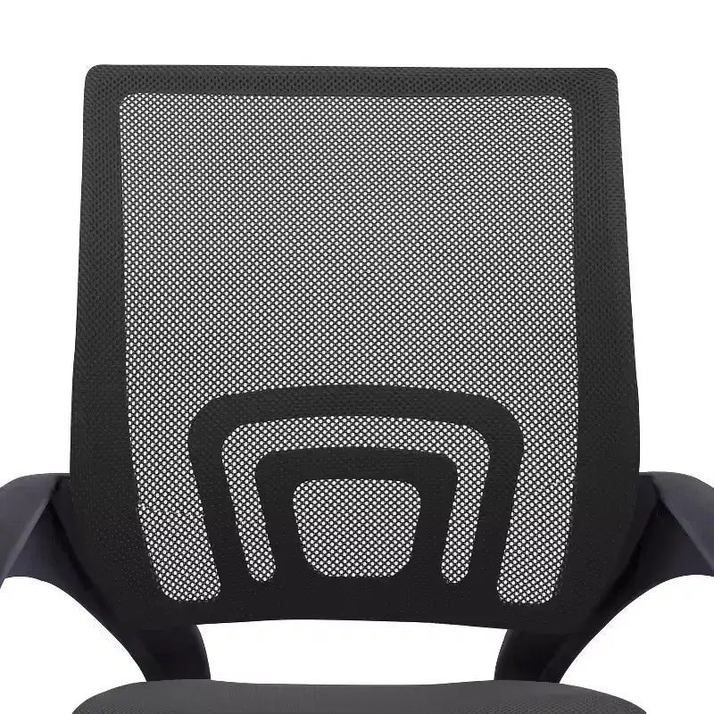 Chaise de bureau ergonomique mi-hauteur Home Imports Emporium avec accoudoirs, soutien lombaire et contrôle de l'inclinaison
