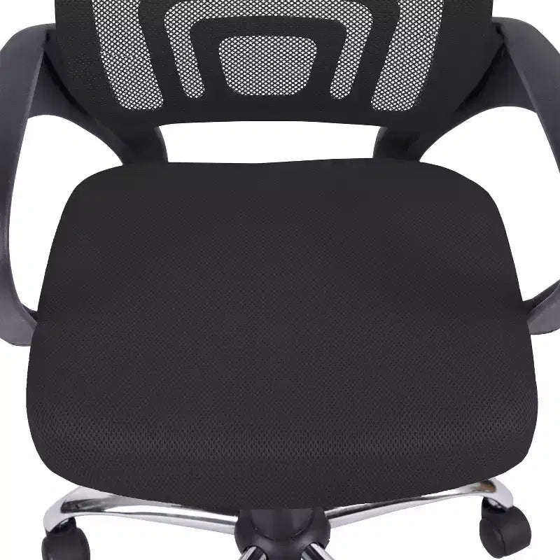 Chaise de bureau ergonomique mi-hauteur Home Imports Emporium avec accoudoirs, soutien lombaire et contrôle de l'inclinaison