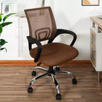 Chaise de bureau ergonomique mi-hauteur Home Imports Emporium avec accoudoirs, soutien lombaire et contrôle de l'inclinaison