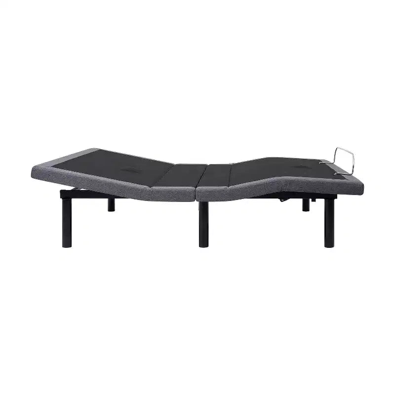 Base de lit réglable Home Imports Emporium avec massage, inclinaison de la tête et du pied de lit, télécommande sans fil