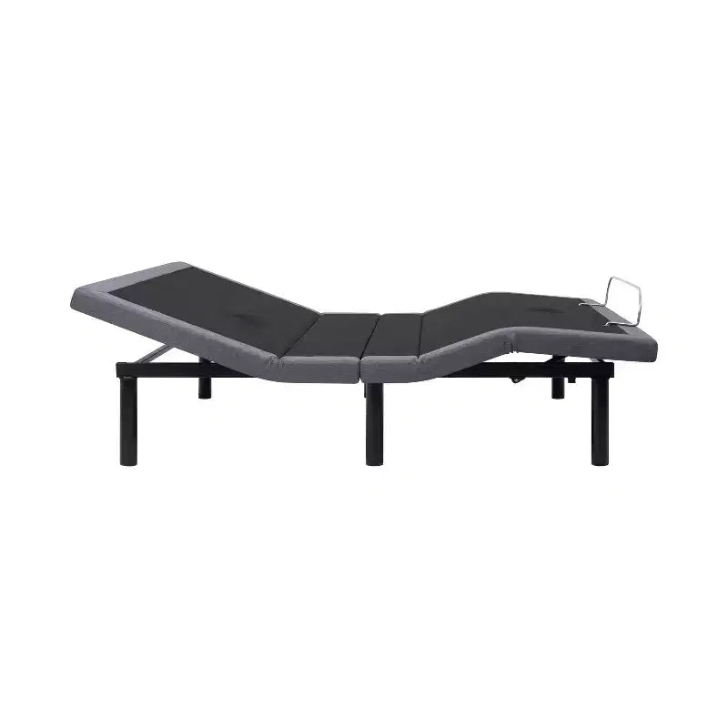 Base de lit réglable Home Imports Emporium avec massage, inclinaison de la tête et du pied de lit, télécommande sans fil