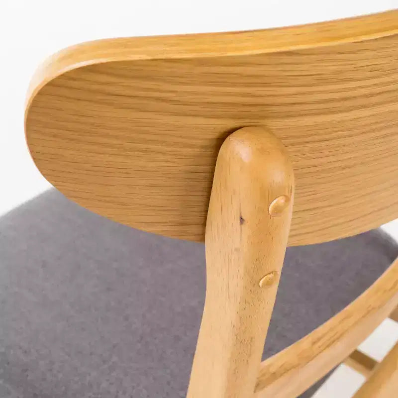 Ensemble de salle à manger 5 pièces GDFStudio Dimick Mid-Century Modern en tissu rembourré et bois