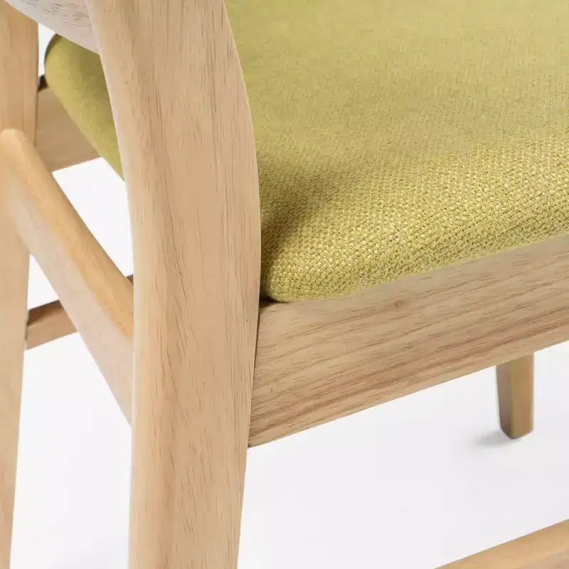 Ensemble de salle à manger 5 pièces GDFStudio Dimick Mid-Century Modern en tissu rembourré et bois