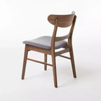 Ensemble de salle à manger 5 pièces GDFStudio Dimick Mid-Century Modern en tissu rembourré et bois