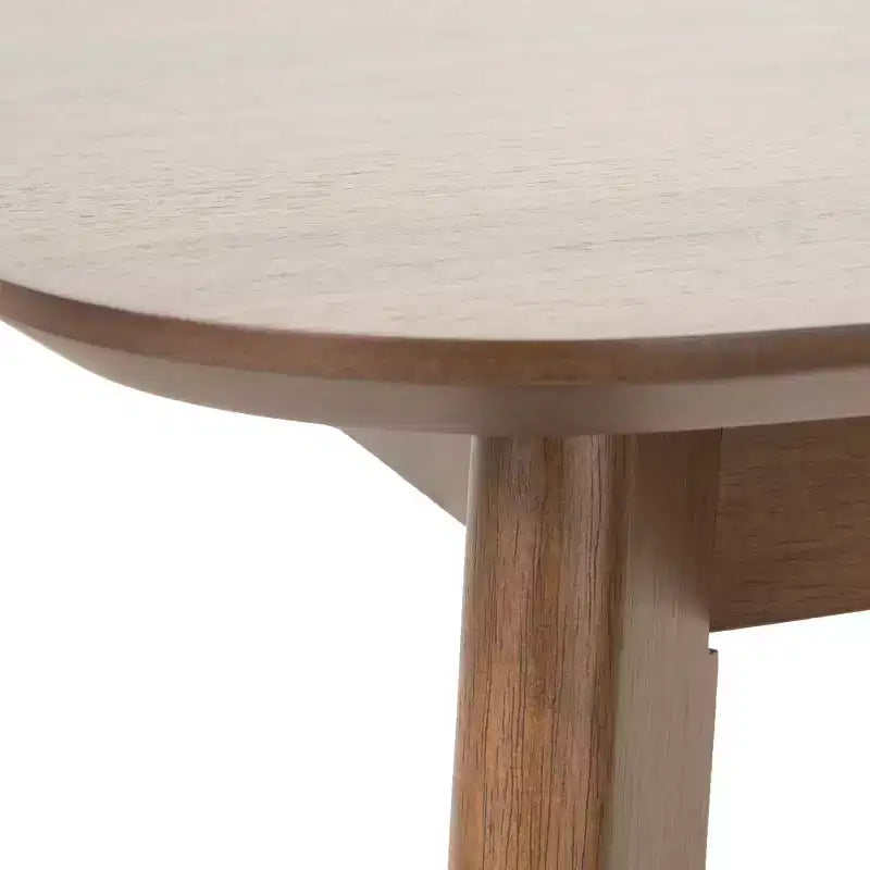 Ensemble de salle à manger 5 pièces GDFStudio Dimick Mid-Century Modern en tissu rembourré et bois