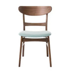 Ensemble de salle à manger 5 pièces GDFStudio Dimick Mid-Century Modern en tissu rembourré et bois