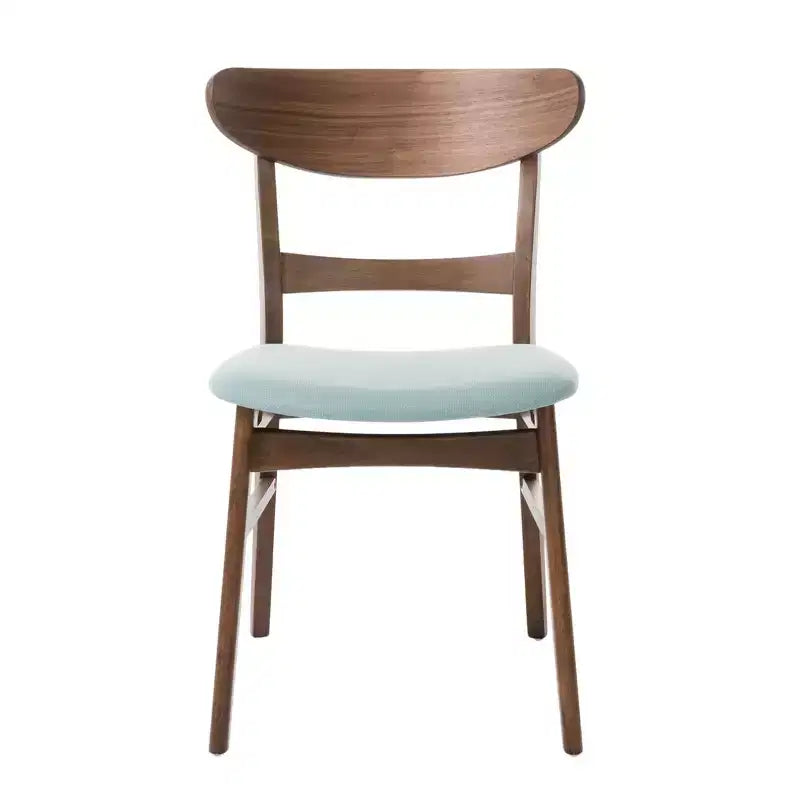 Ensemble de salle à manger 5 pièces GDFStudio Dimick Mid-Century Modern en tissu rembourré et bois
