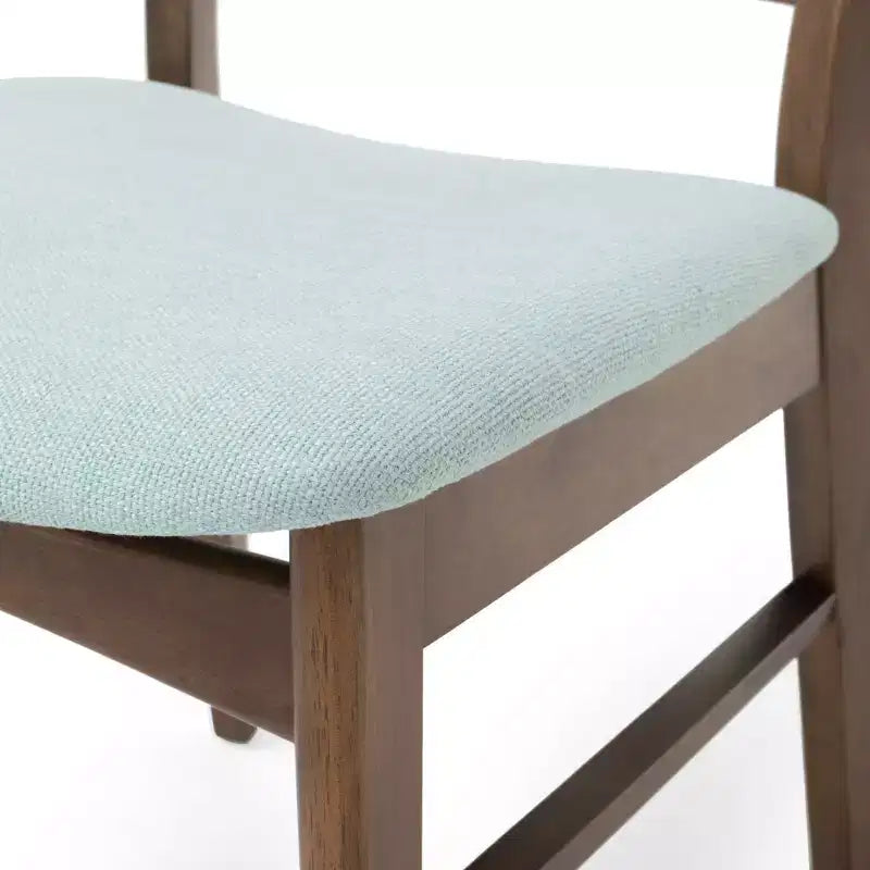 Ensemble de salle à manger 5 pièces GDFStudio Dimick Mid-Century Modern en tissu rembourré et bois