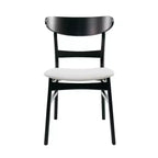 Ensemble de salle à manger 5 pièces GDFStudio Dimick Mid-Century Modern en tissu rembourré et bois