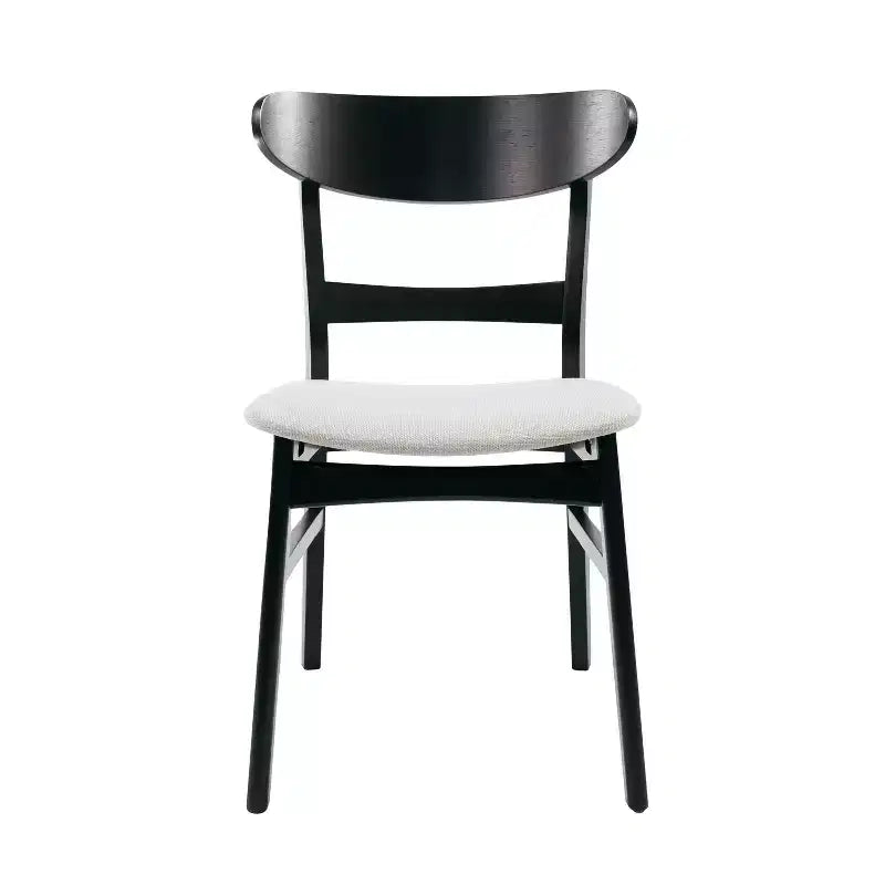 Ensemble de salle à manger 5 pièces GDFStudio Dimick Mid-Century Modern en tissu rembourré et bois