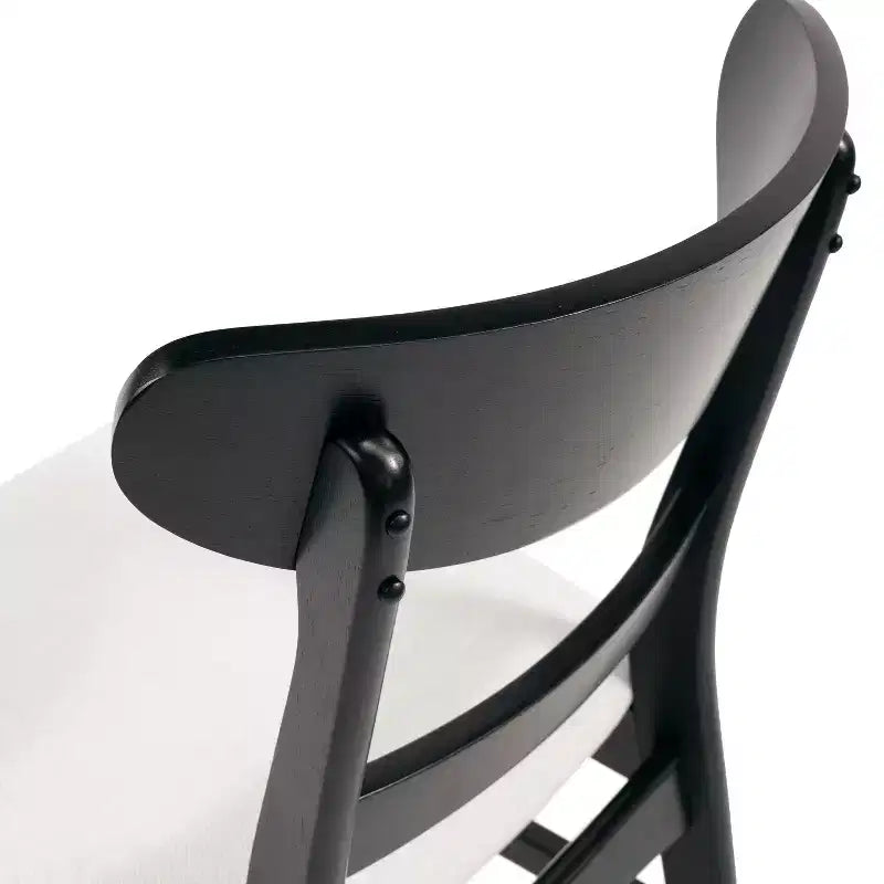 Ensemble de salle à manger 5 pièces GDFStudio Dimick Mid-Century Modern en tissu rembourré et bois